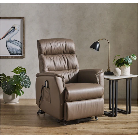 Cisco Leather Dual Motor Lift Chair