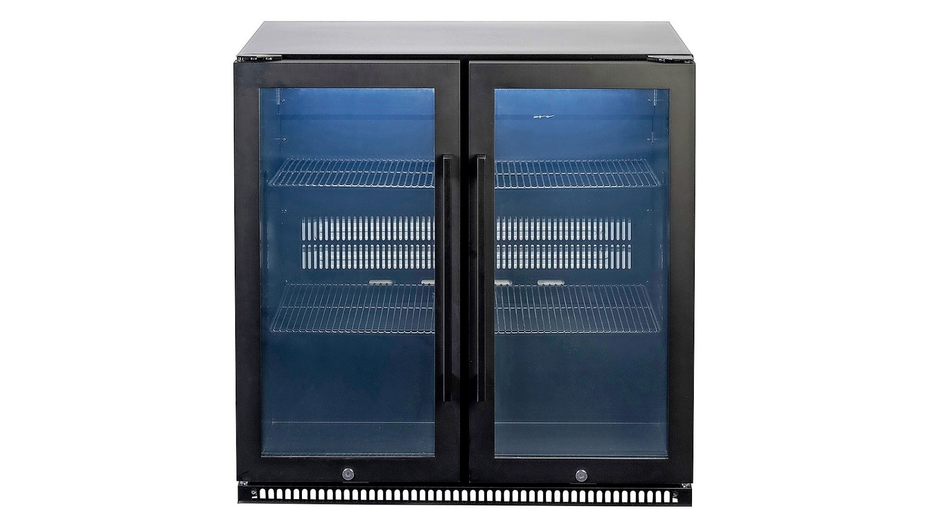 Euro 2-Door 190L Outdoor Beverage Cooler - Black