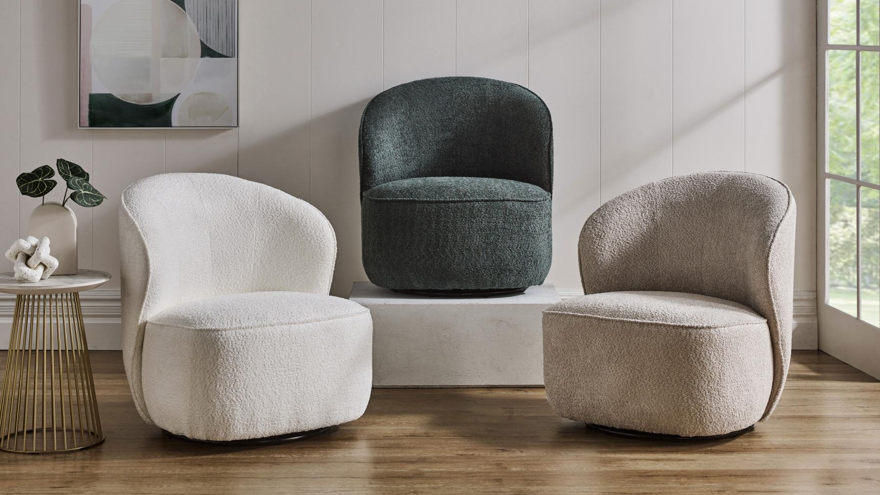 Zali Swivel Accent Chair