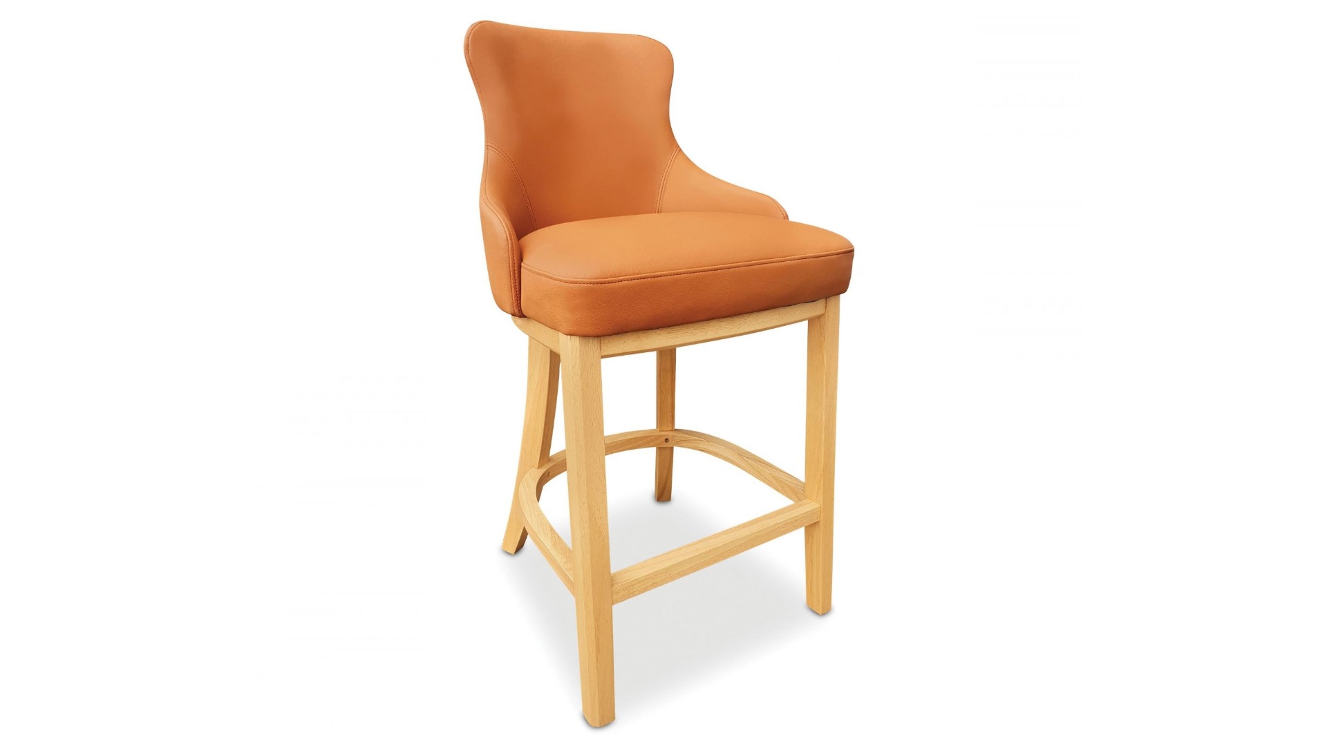 Circa  Leather Bar Stool