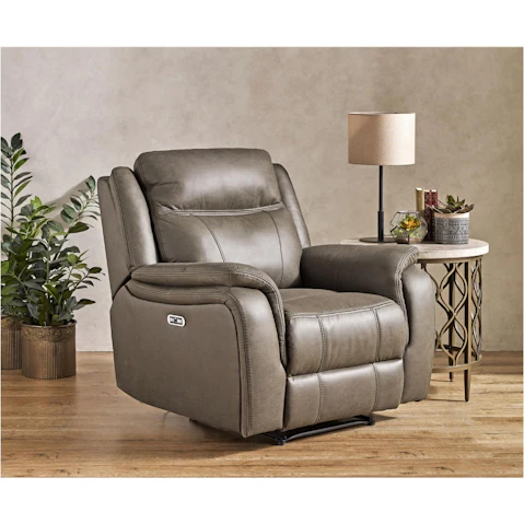 Mason Fabric Powered Recliner Armchair