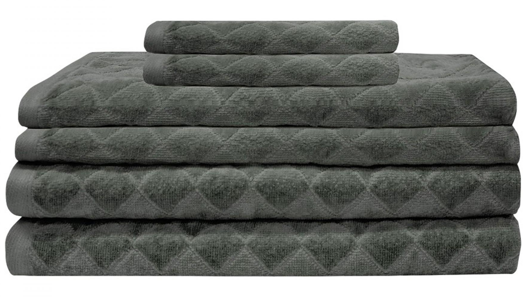 Bambury Hotel Balfour 6-Piece Towel Pack - Grey