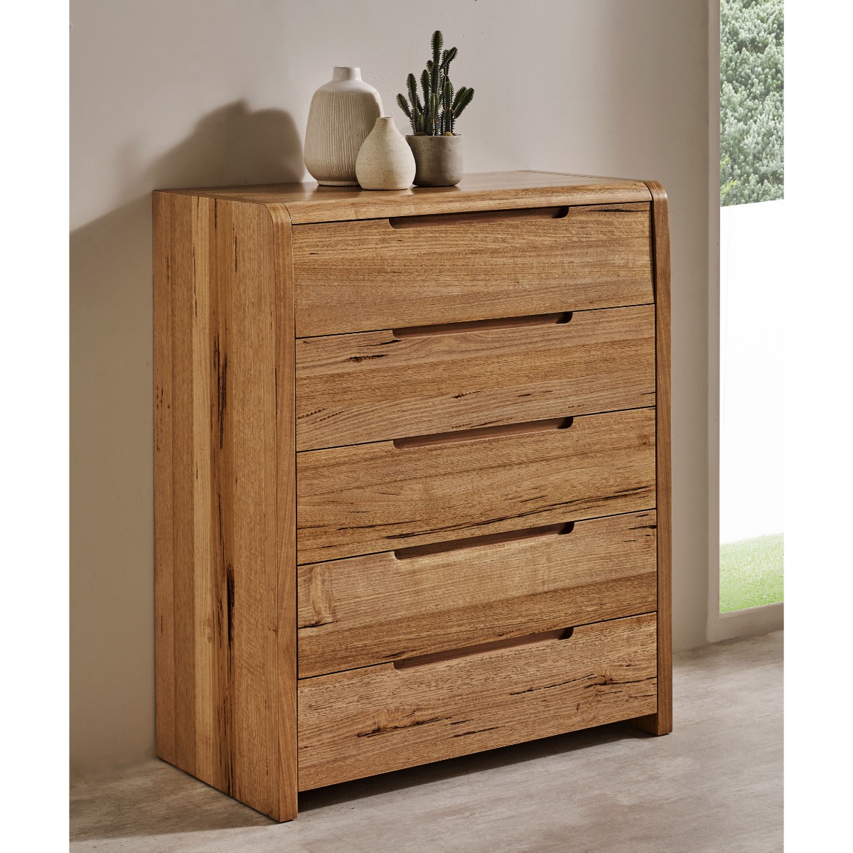 Oslo 5-Drawer Tallboy