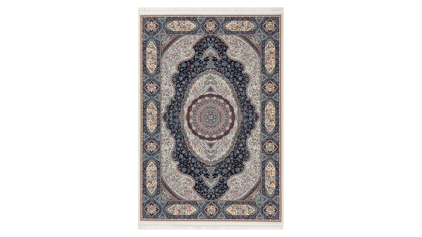 Royal Tapis Medal Black Rug - Extra Large