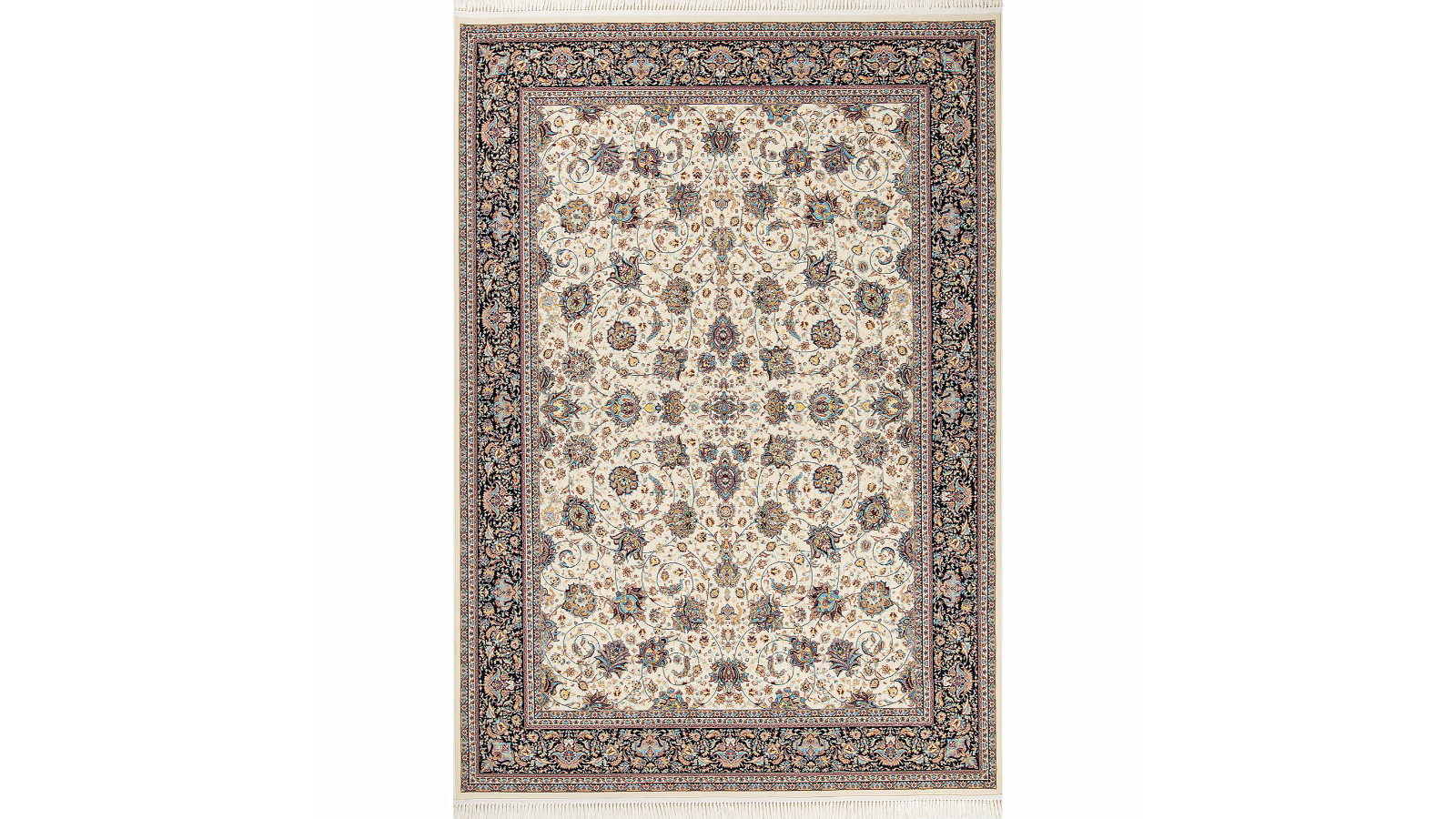 Royal Tapis Border Beige Rug - Extra Large