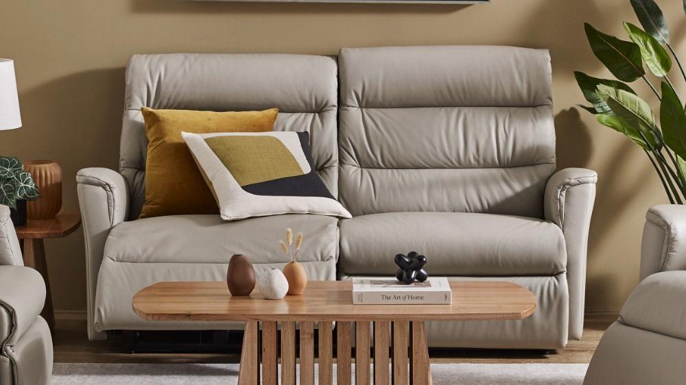 Cisco 2.5-Seater Leather Recliner Sofa