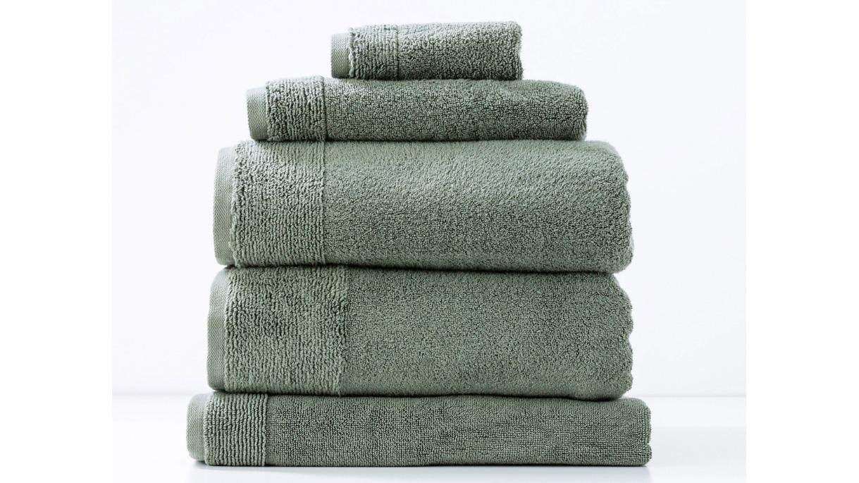 Renee Taylor Aireys 650GSM Zero Twist Bath Towel - Agave