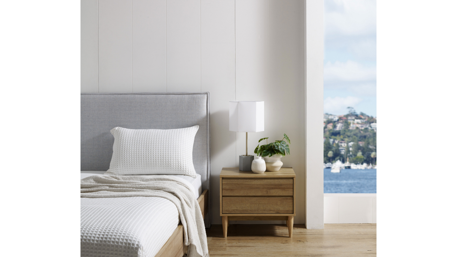 Storm 2-Drawer Bedside Table