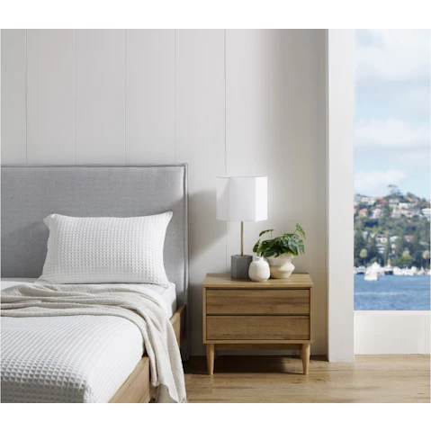 Storm 2-Drawer Bedside Table