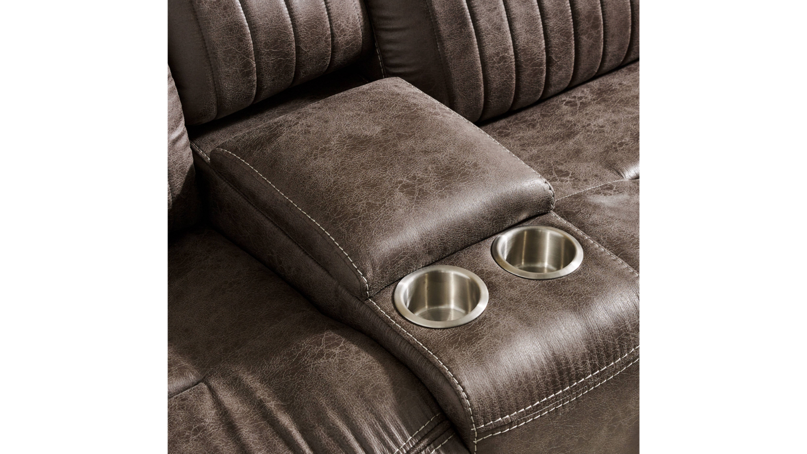 Rigel 5-Seater Powered Modular Recliner Sofa with Right-Hand Facing Console