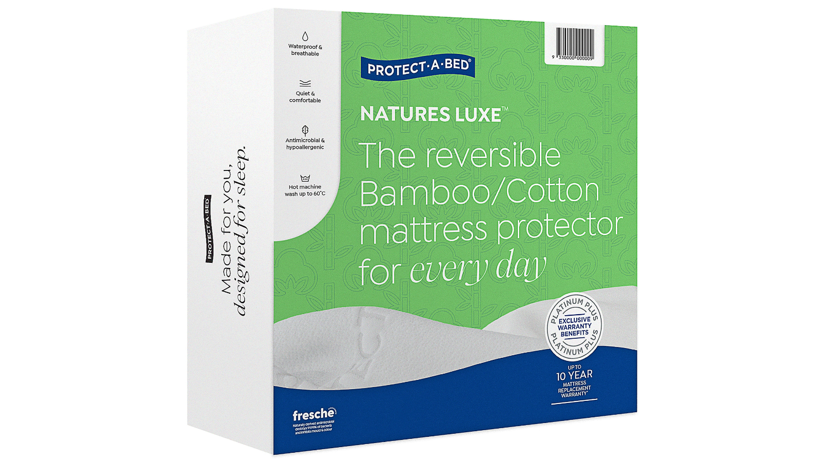 Protect-A-Bed Nature's Luxe Waterproof Mattress Protector - Single 