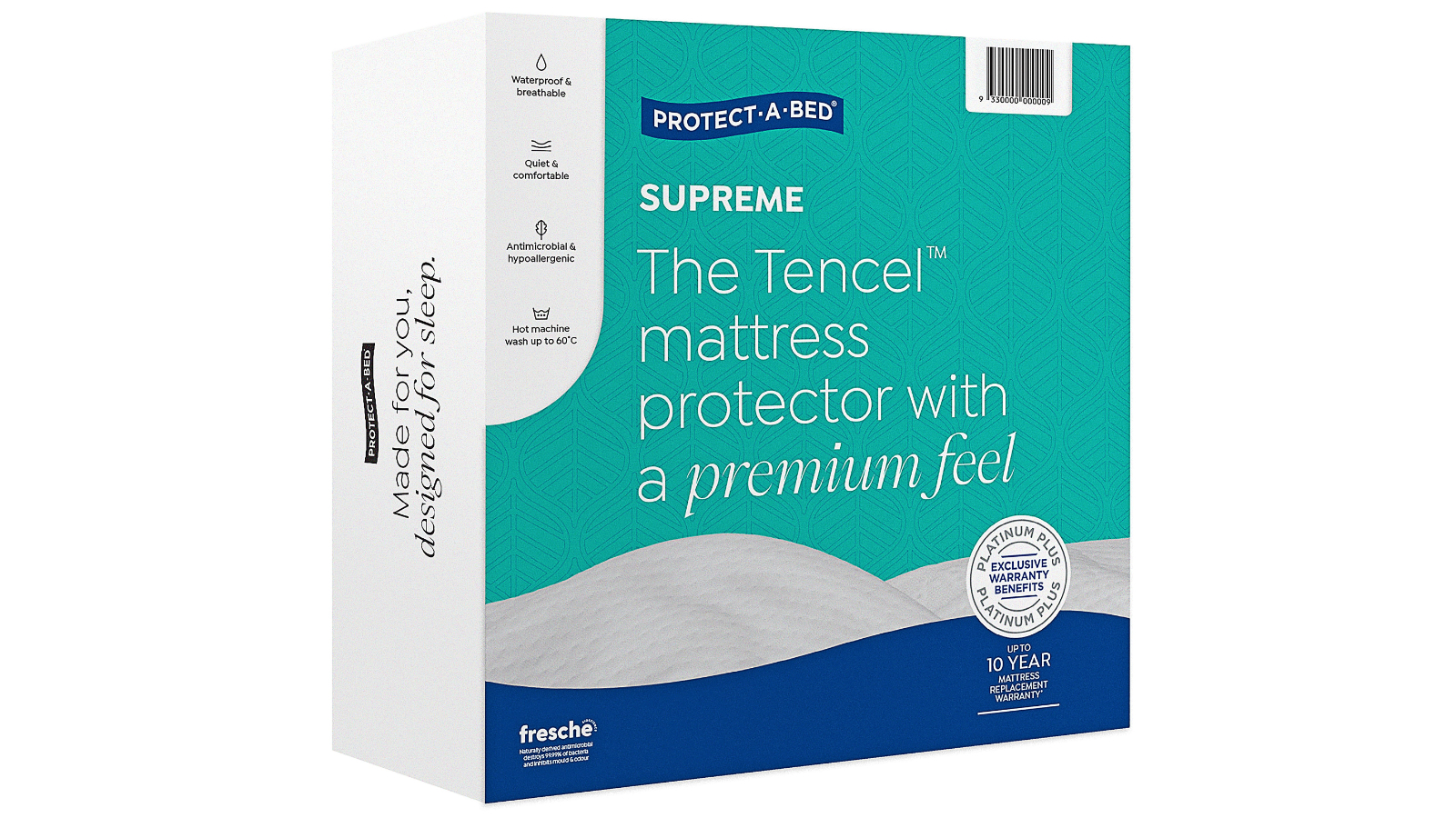 Protect-A-Bed Supreme Tencel Waterproof Mattress Protector - Super King