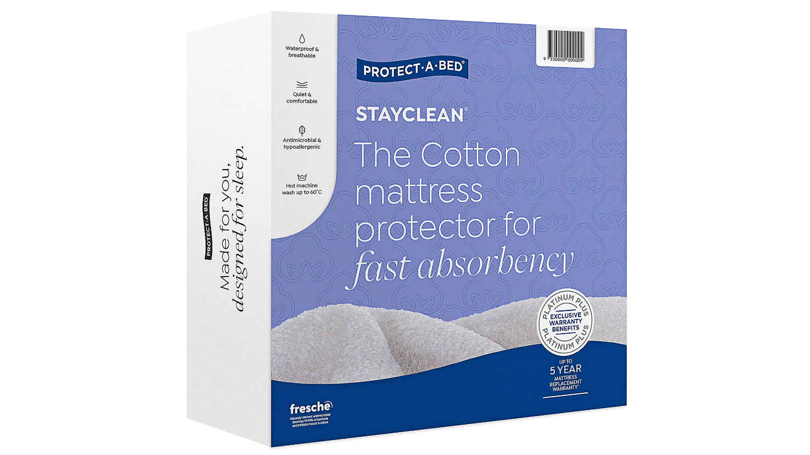 Protect-A-Bed StayClean Waterproof Mattress Protector - Single