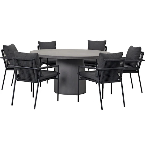 Evia 7-Piece Outdoor Dining Setting