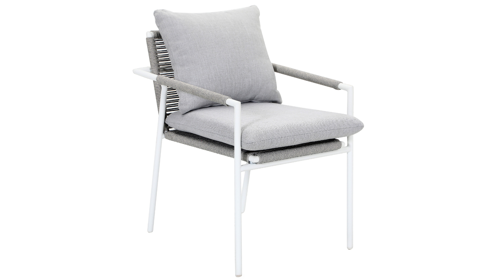 Evia Outdoor Dining Chair - White