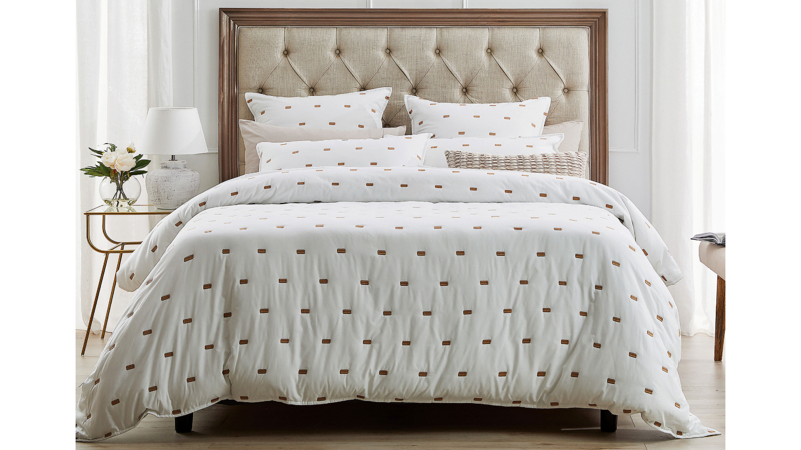 Coburn Quilt Cover Set - Queen