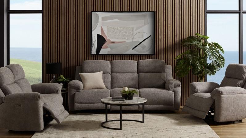 Eathon Fabric Powered Recliner Sofa