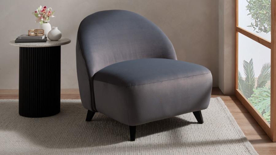 Nico Bedroom Chair - Grey