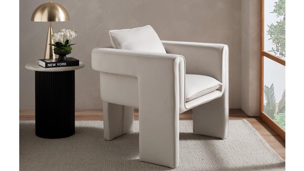 Nova Bedroom Chair - White