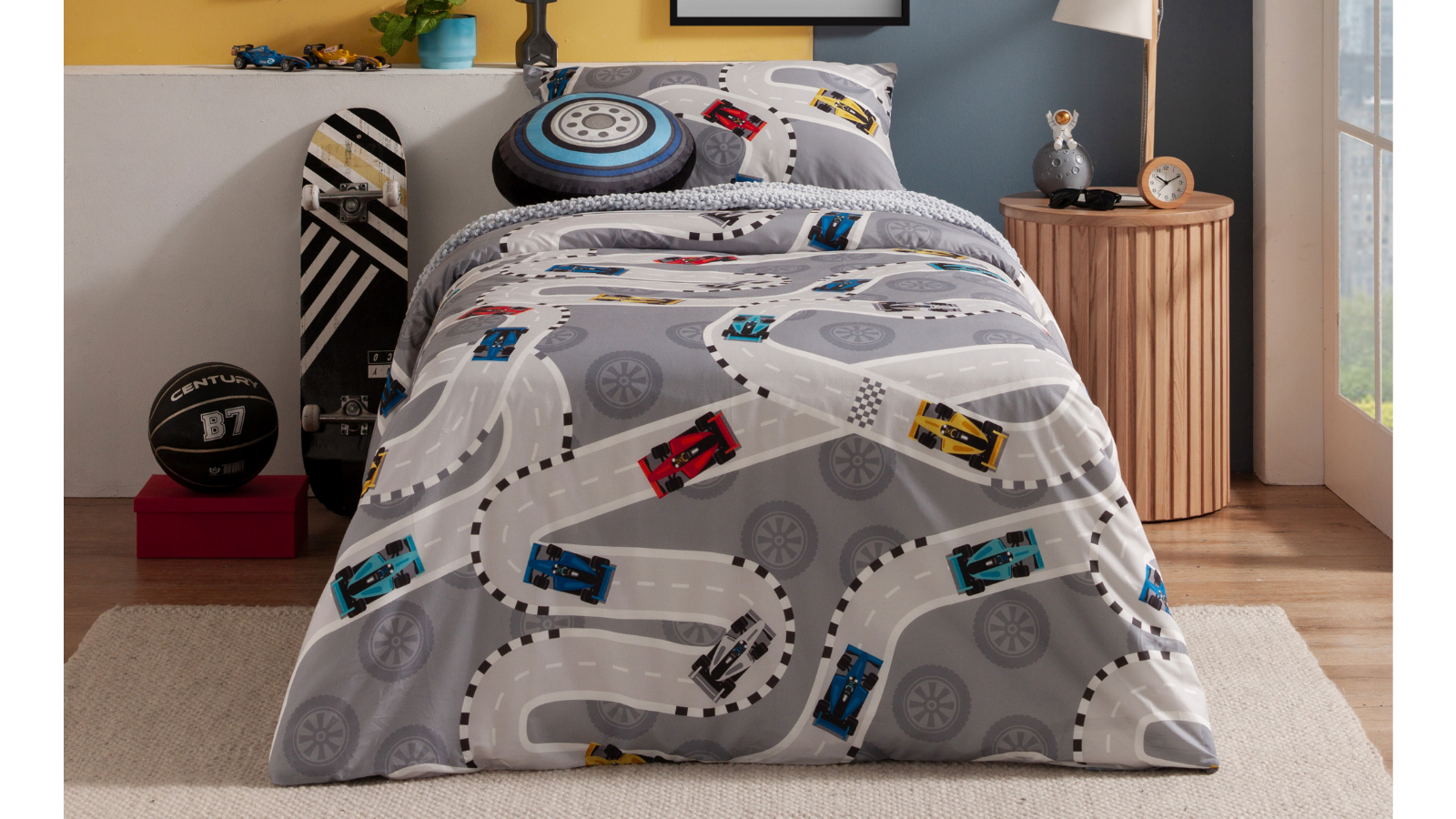 Cruz Quilt Cover Set - Single
