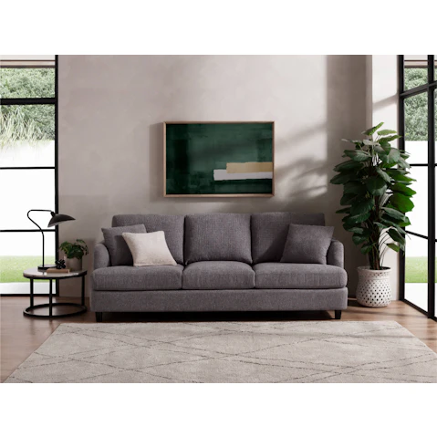 Allegra 3-Seater Fabric Sofa