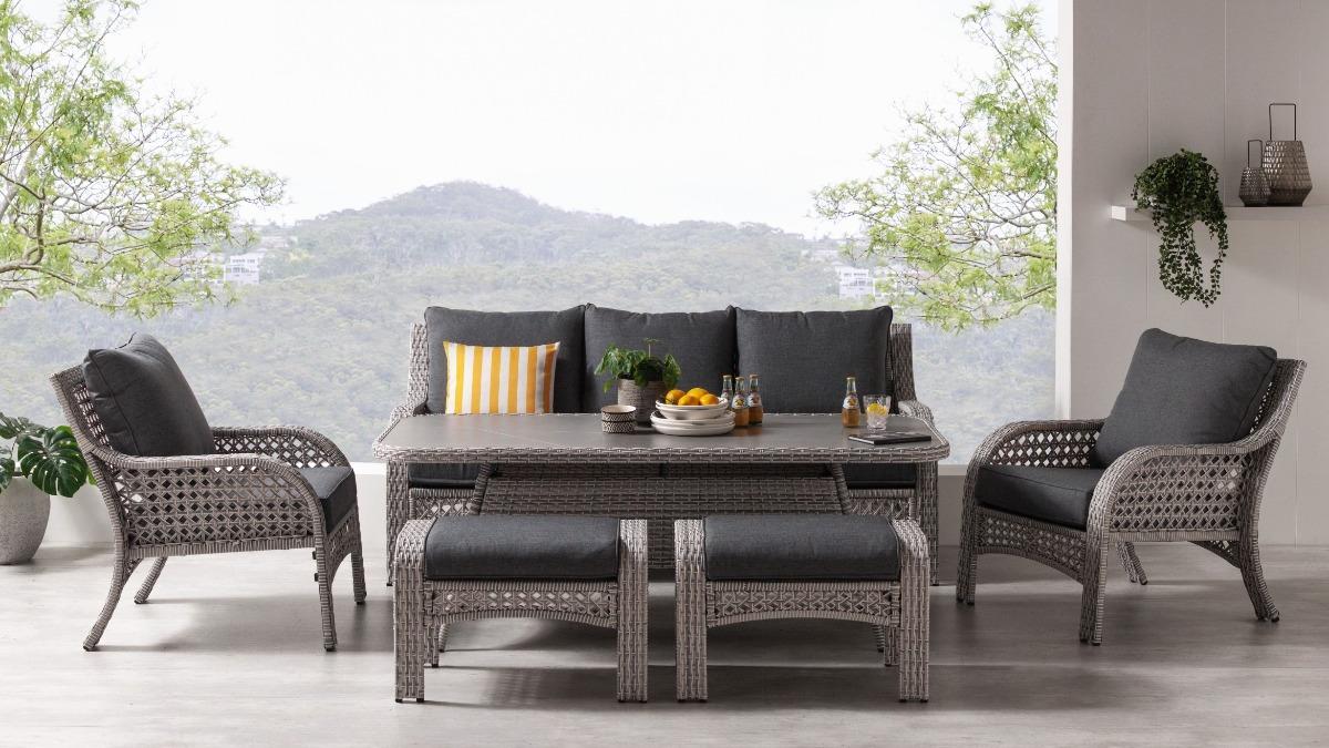 Farrow 6-Piece Outdoor Lounge/Dining Setting