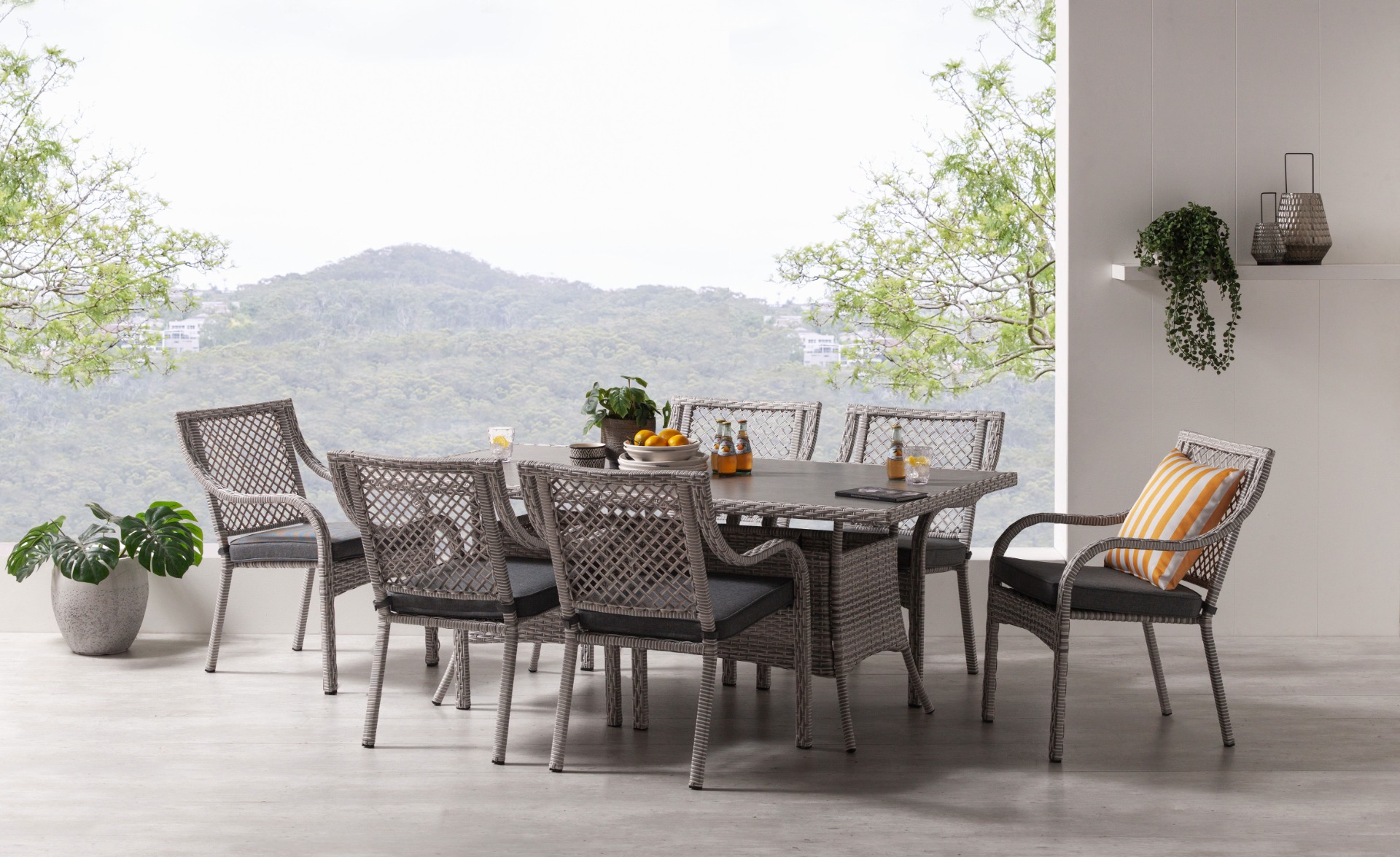 Farrow 7-Piece Outdoor Rectangular Dining Setting