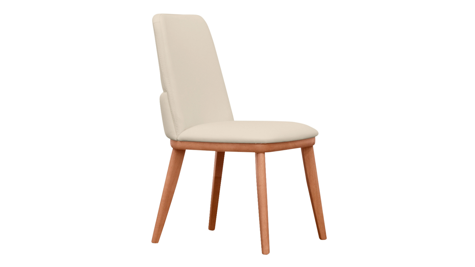 Emerson Leather Dining Chair - Vanilla 