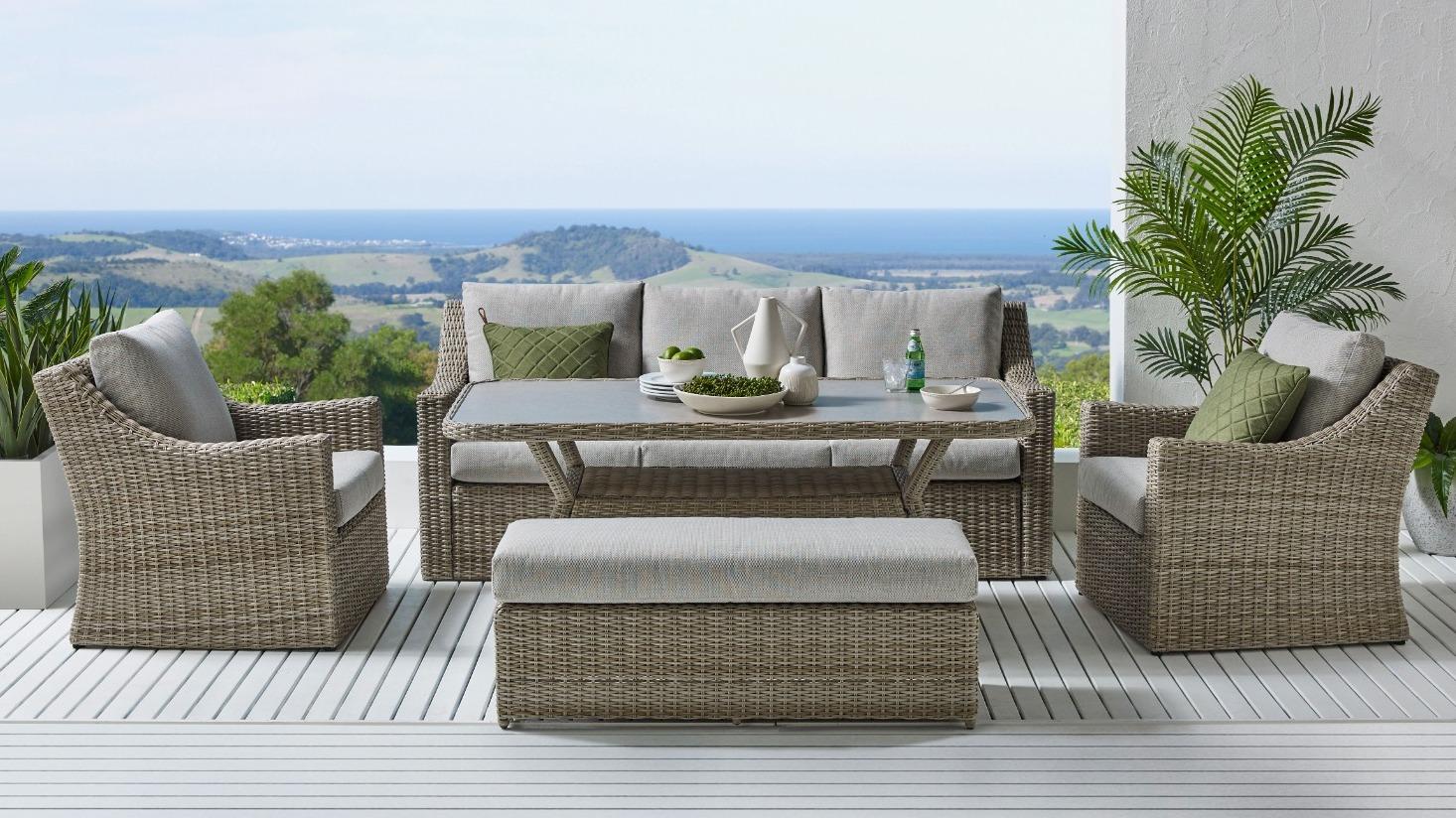 Alina 5-Piece Outdoor Lounge/Dining Setting Harvey Norman