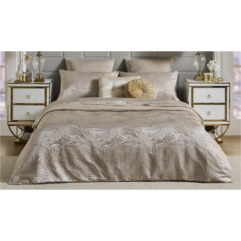 L'Avenue Luxury Isadora Gold Quilt Cover Set - Queen