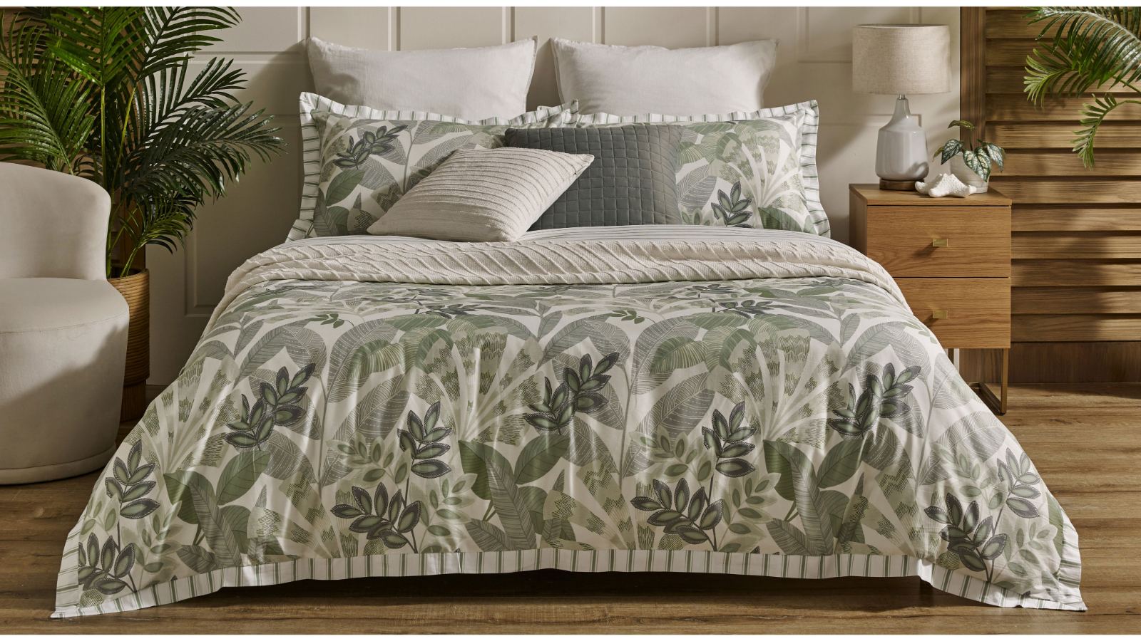 L'Avenue Lifestyle Atherton Sateen Quilt Cover Set - Double