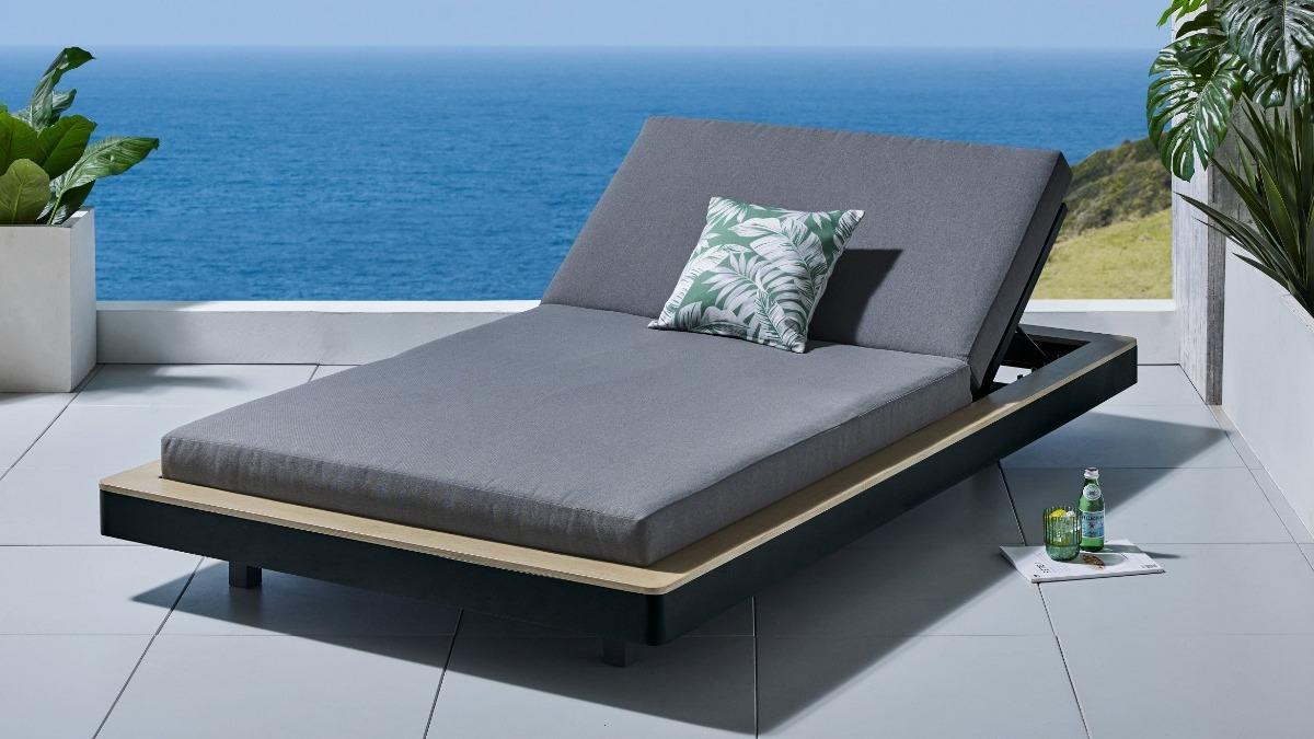 Double Sun Sunbrella Sun Loungers Ceti Outdoor Sunbrella Double