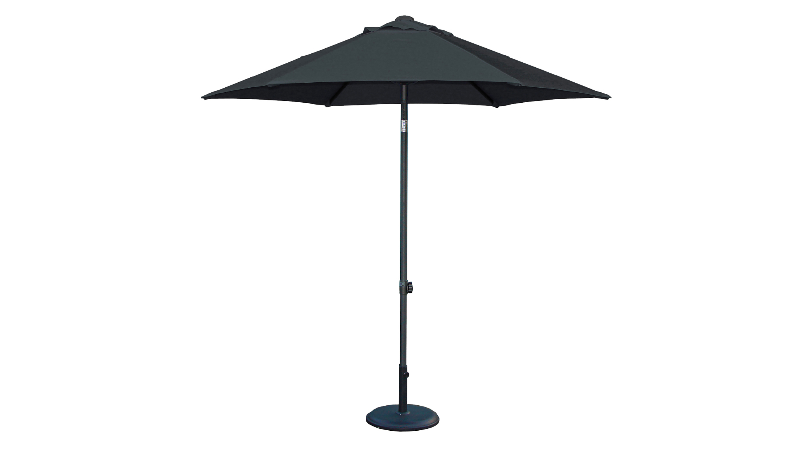 Bloomfield 2.5m Hexagonal Outdoor Umbrella - Black