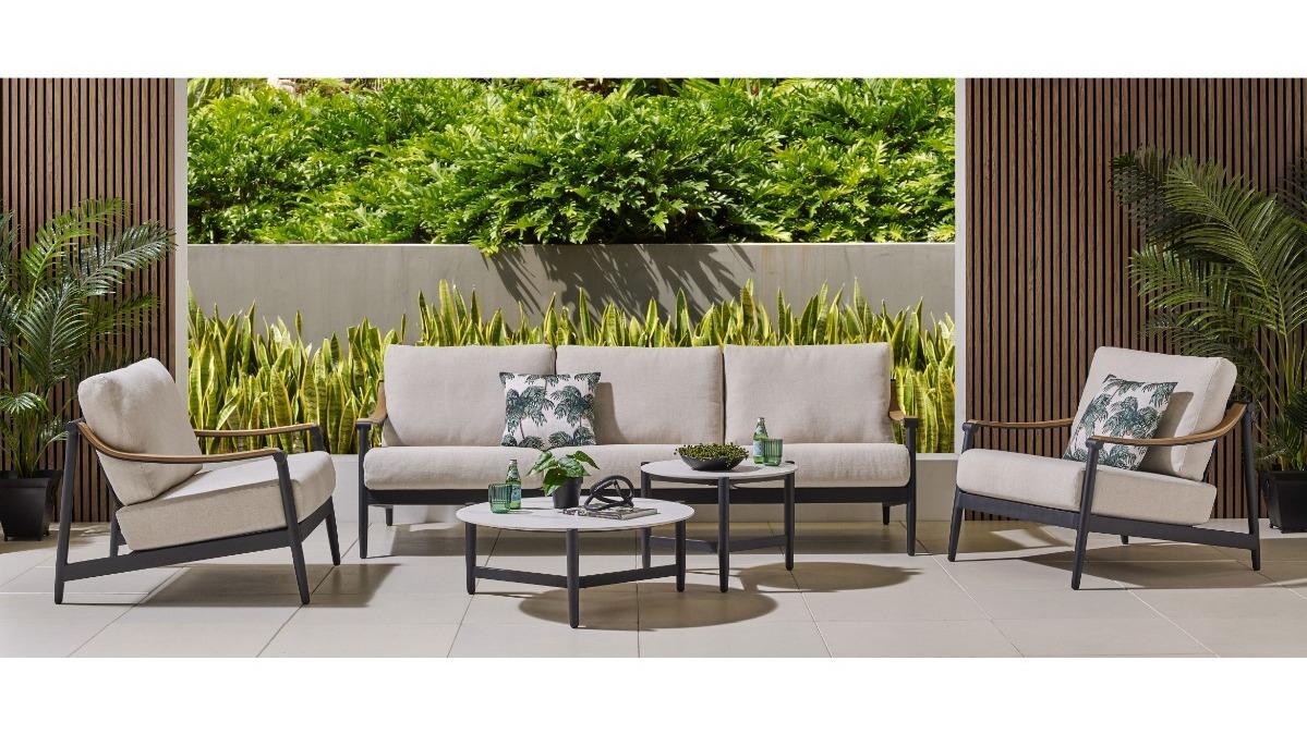 Orlando 5-Piece Outdoor Lounge Setting Harvey Norman