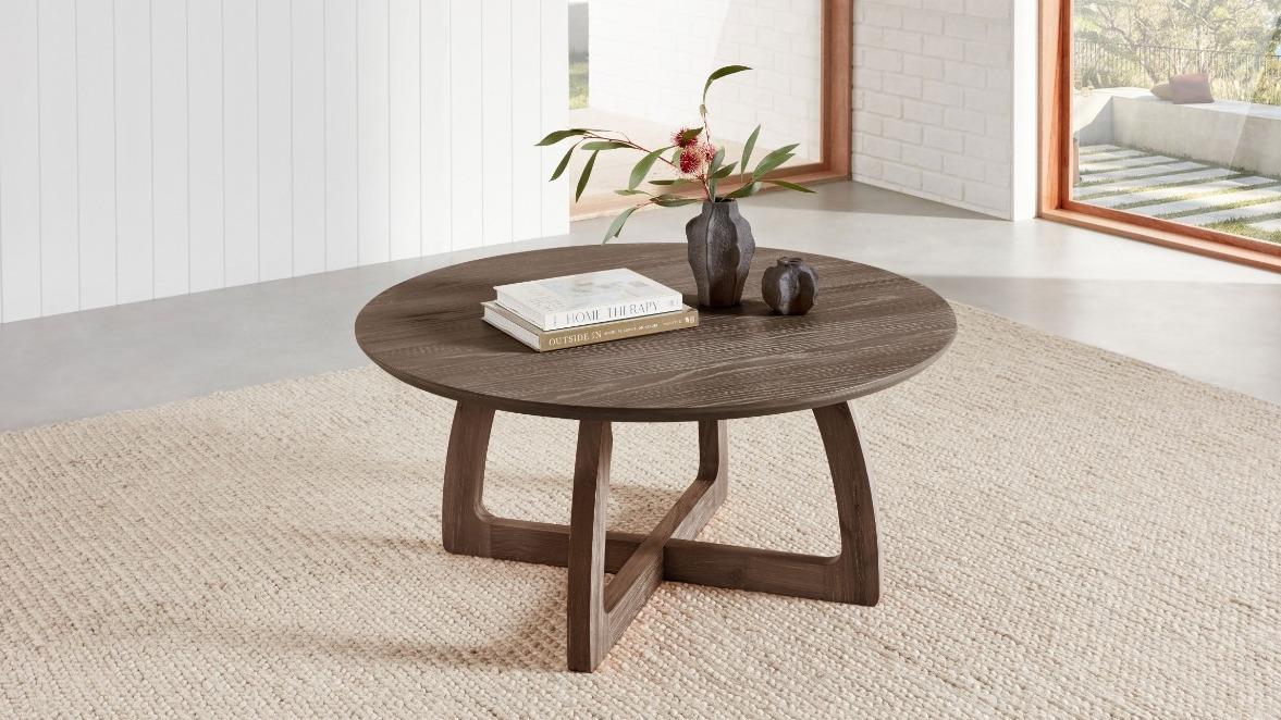 Malibu Round Coffee Table - Granite