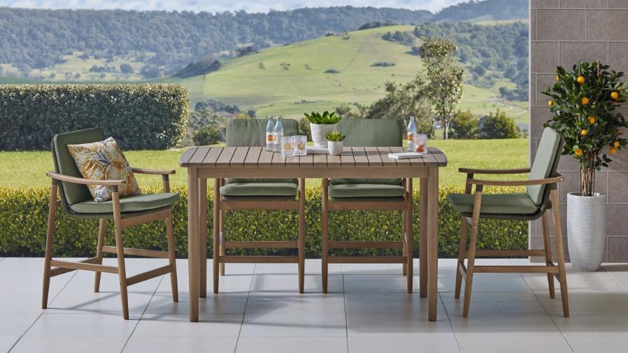 Masaya 5-Piece Outdoor Bar Setting