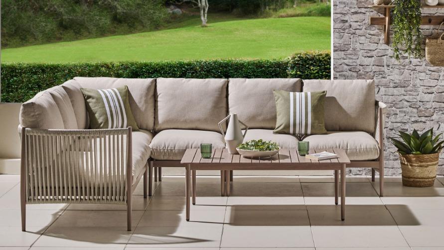 Sangria 5-Piece Outdoor Corner Lounge Setting