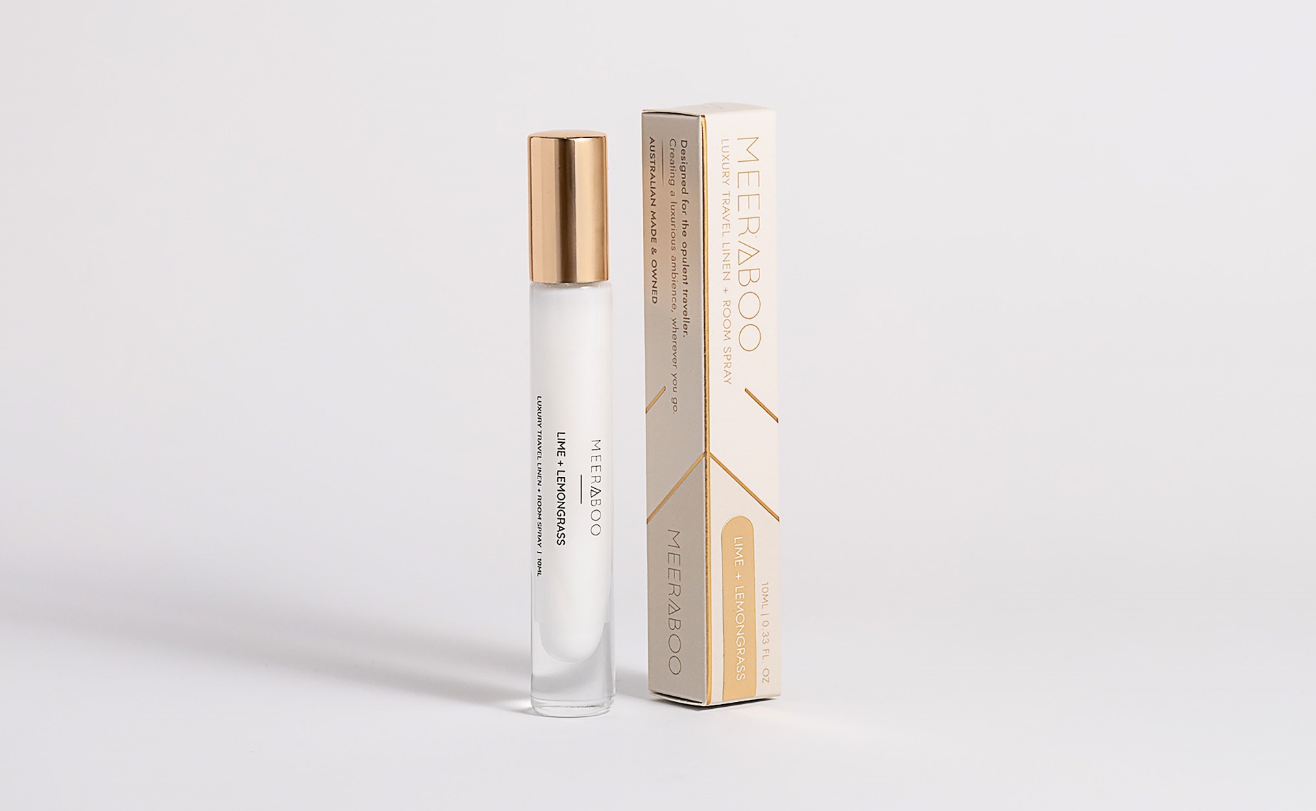 Meeraboo Lime and Lemongrass 10ml Linen Spray