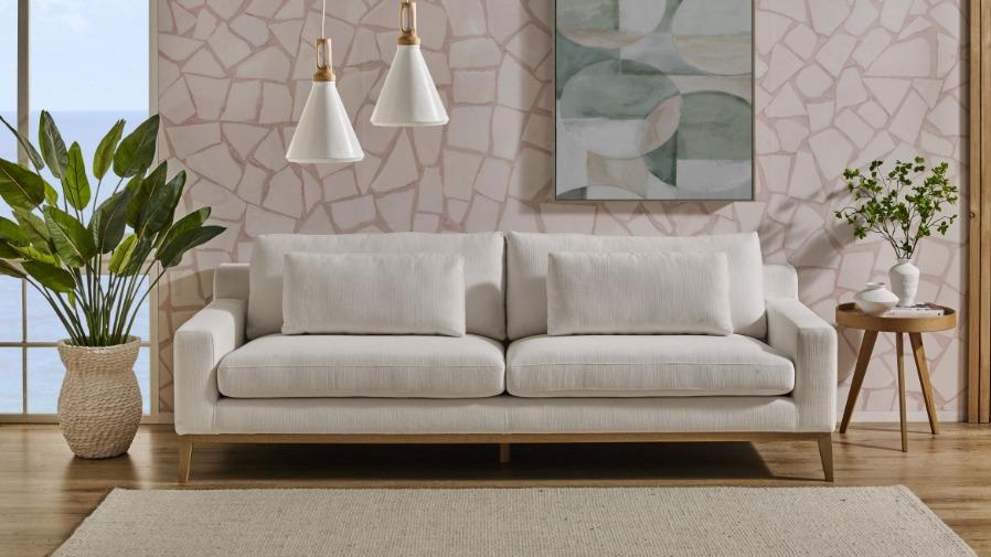 Hinata 3.5-Seater Fabric Sofa