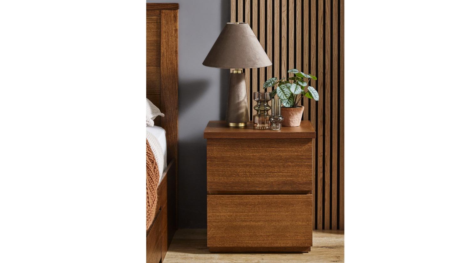 Epping 2-Drawer Bedside Table