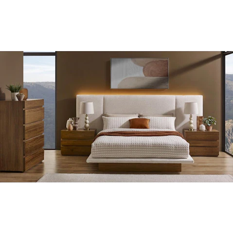 Eclipse Bed with Lights - Super King