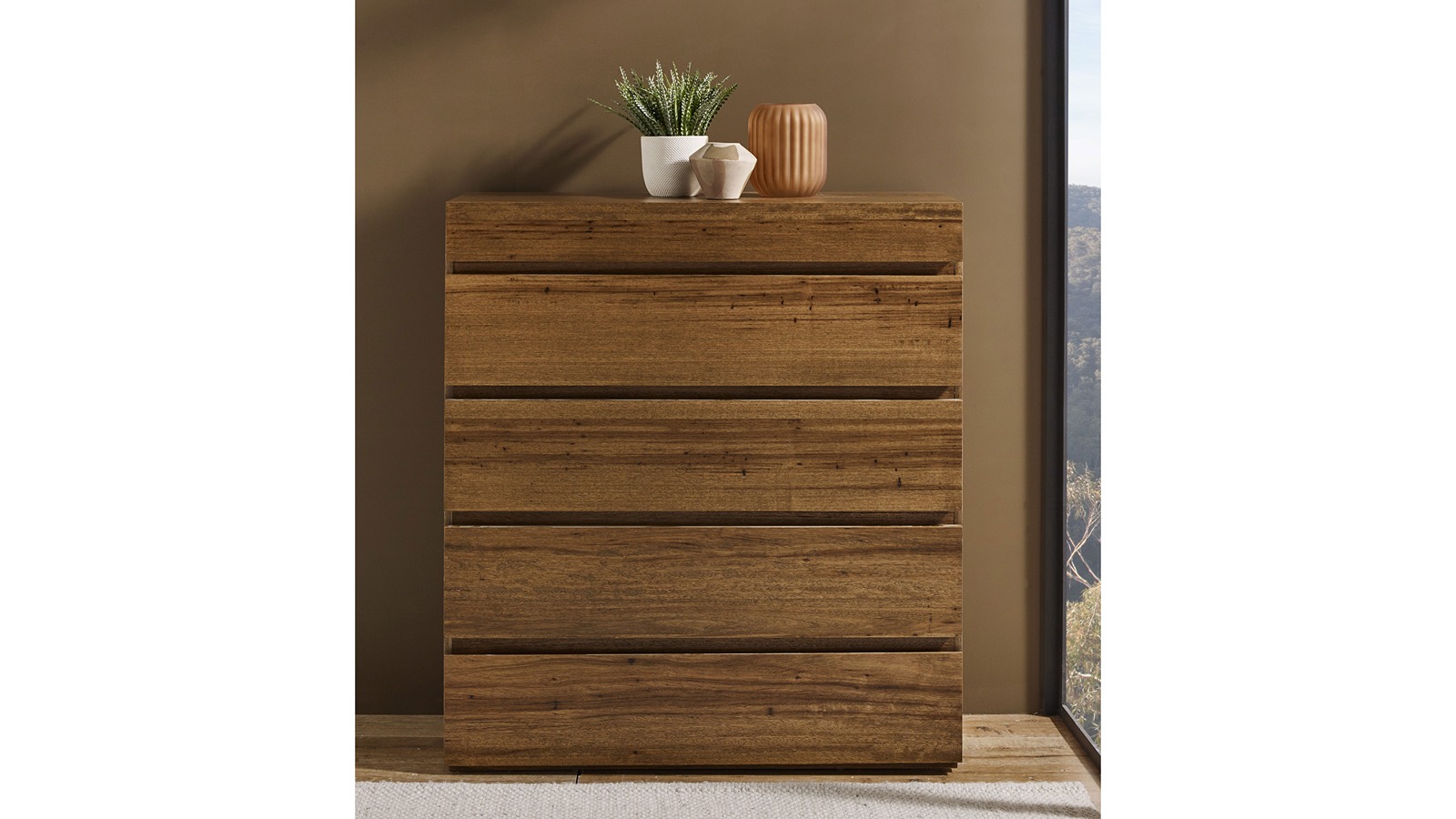 Eclipse 5-Drawer Tallboy