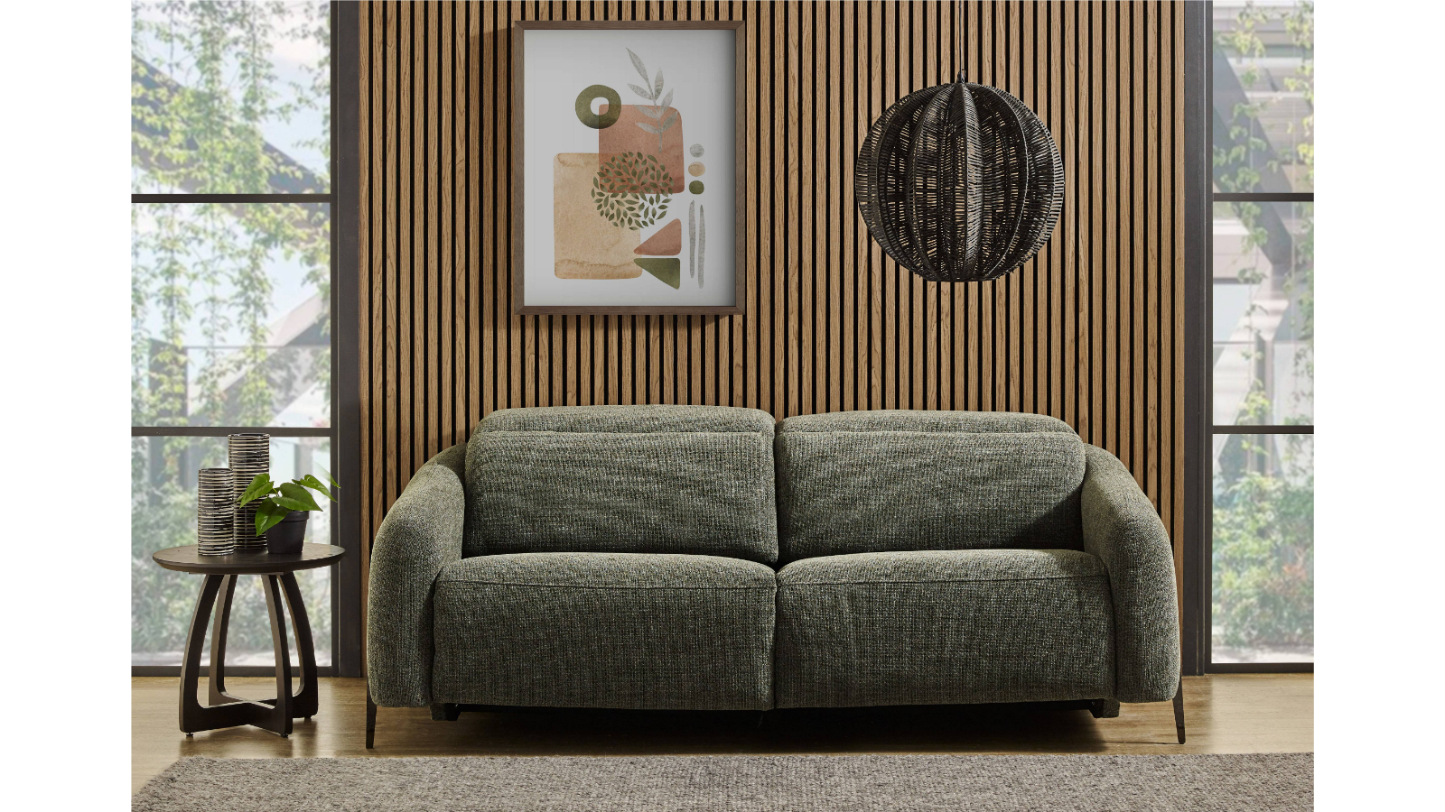 Napier Fabric Powered Recliner Sofa