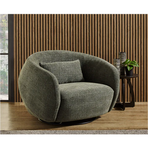 Winton Fabric Swivel Armchair