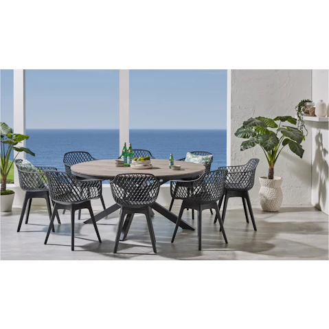 Castille 9-Piece Outdoor Dining Setting