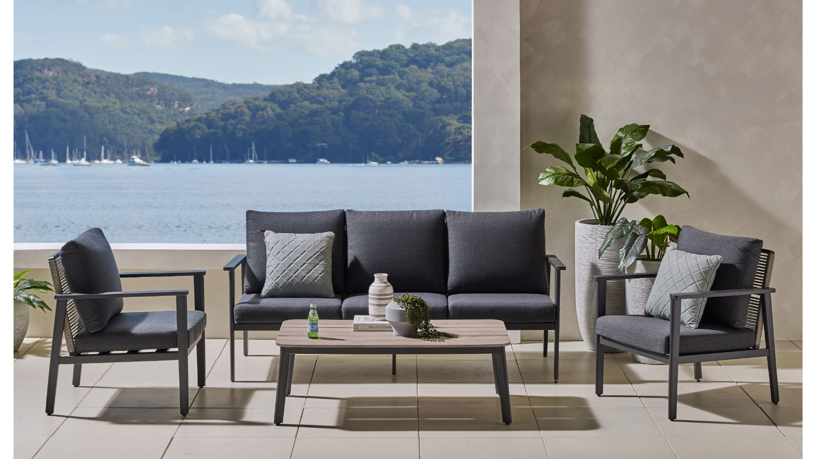 Avery 4-Piece Outdoor Lounge Setting