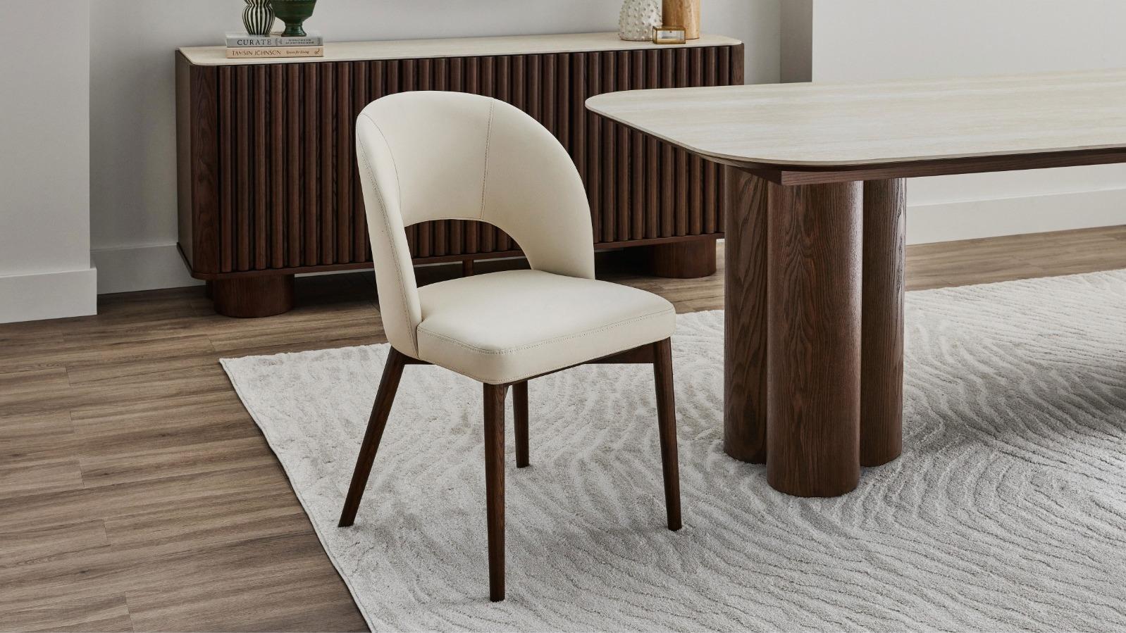 Ellie Dining Chair – Beige PU