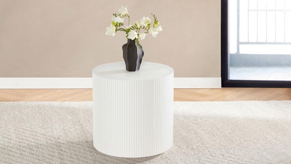 Astra MK2 Lamp Table - White
