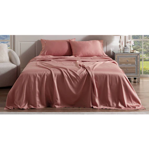 L'Avenue Tencel Clay Sheet Set - Super King