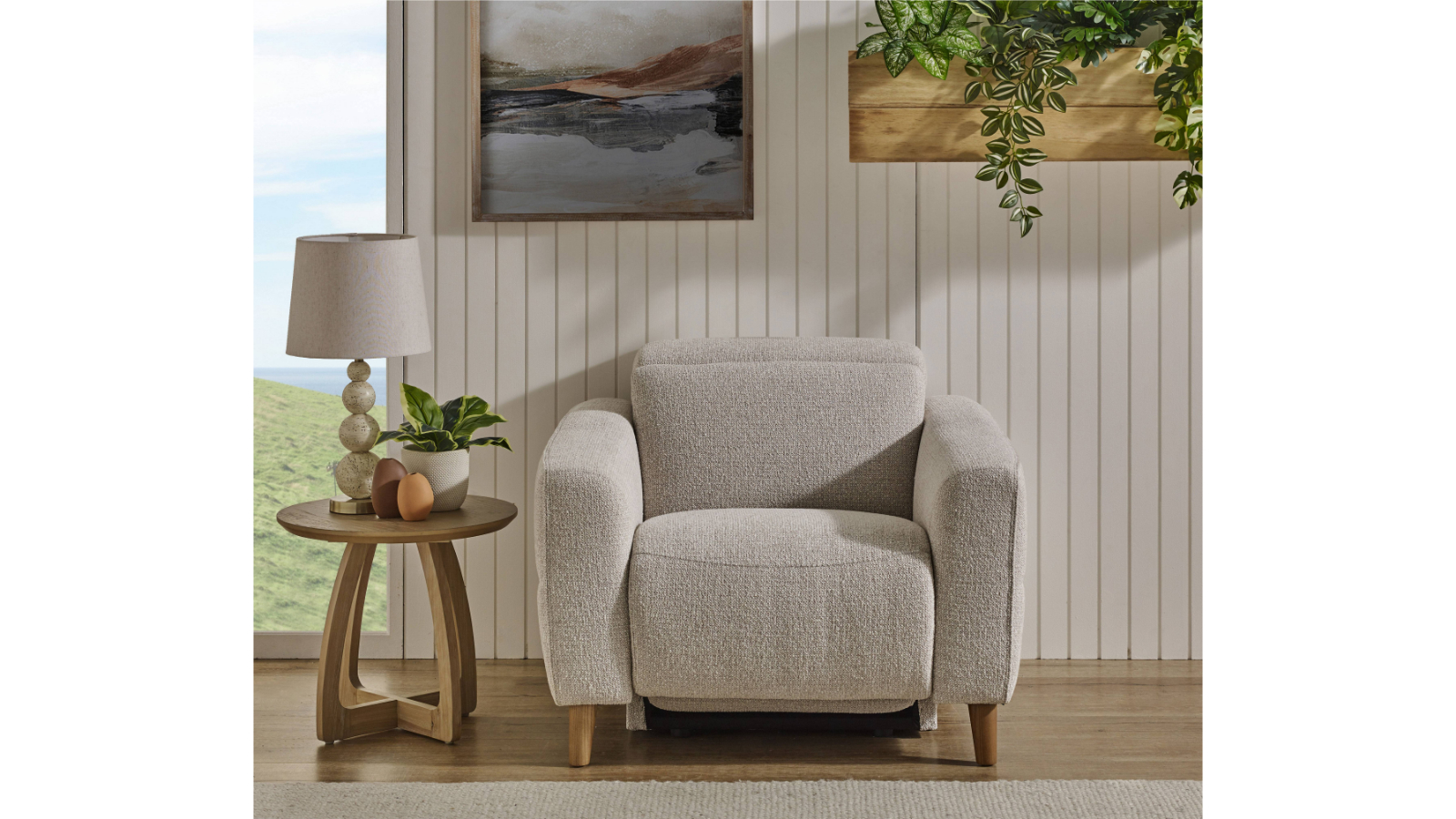Sochi Fabric Powered Recliner Armchair